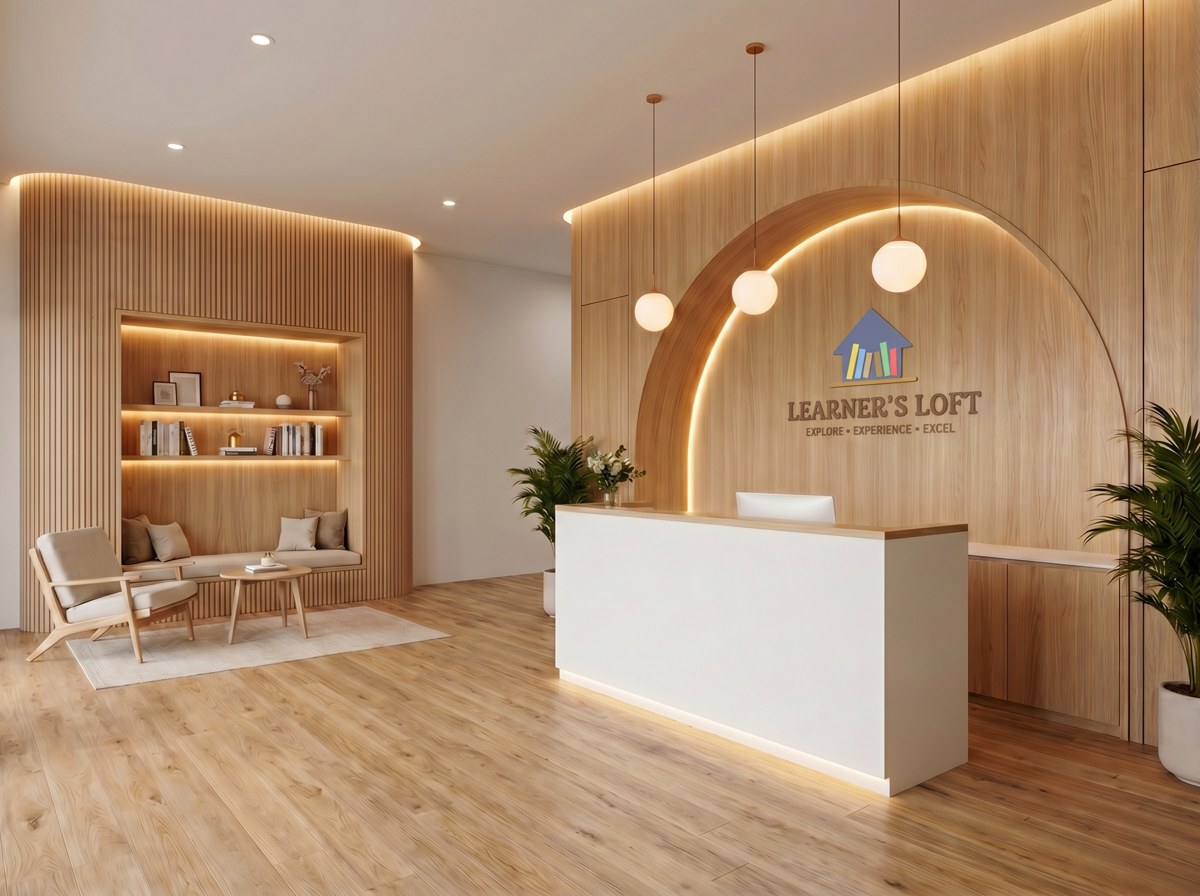 A thoughtfully designed, premium learning space at Learner's Loft Academy